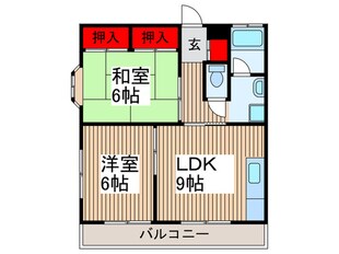 サクセスコートの物件間取画像